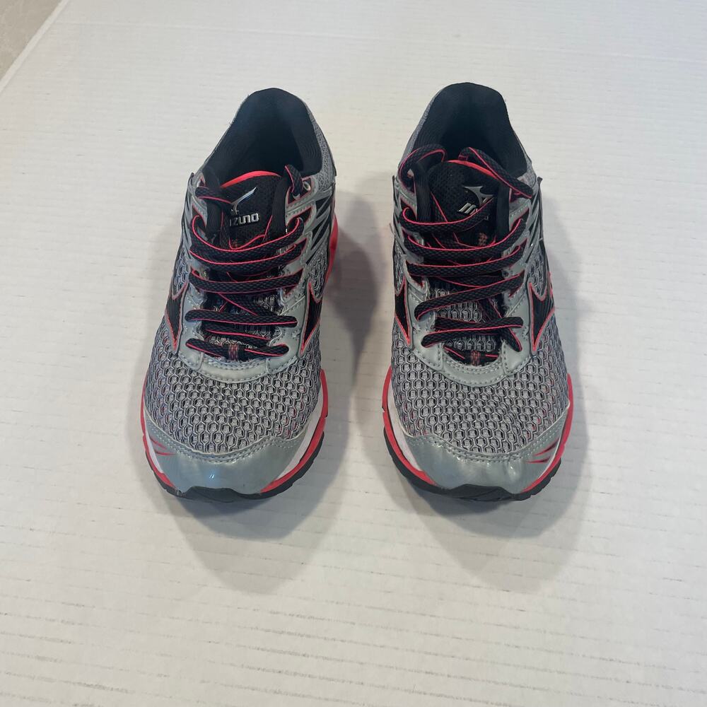 Mizuno Women's Wave Enigma 6W gray  pink running shoes athletic sneakers gym - Picture 4 of 15